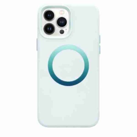 Husa Magsafe Colorat iPhone 13 Alb