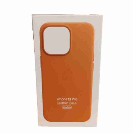 Husa Apple Org Leather iPhone 14 Pro Maro