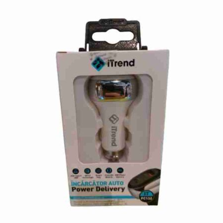 Incarcator Auto iTrend Cu Usb Si Type-C (PC132)