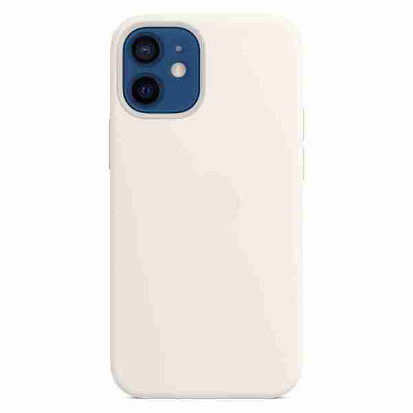 Husa Magsafe Silicon iPhone 12 Pro Max Alb