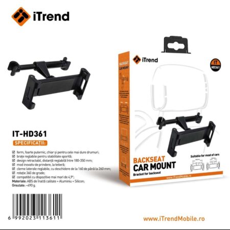 ITREND Suport Auto Extensibila Prindere Tetiera (HD361)