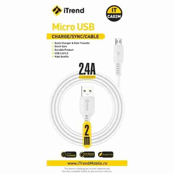 Cablu iTrend Micro USB 2M (CA02M)
