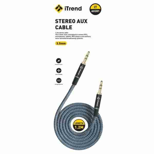 Cablu iTrend AUX 1.2M (AX201) (copiază)