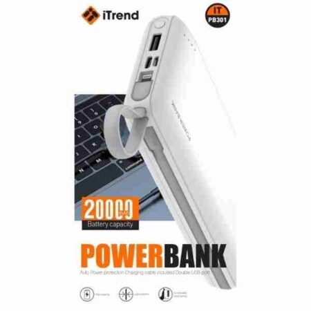 ITREND Baterie Externa 20000 mAh (PB301) Alba
