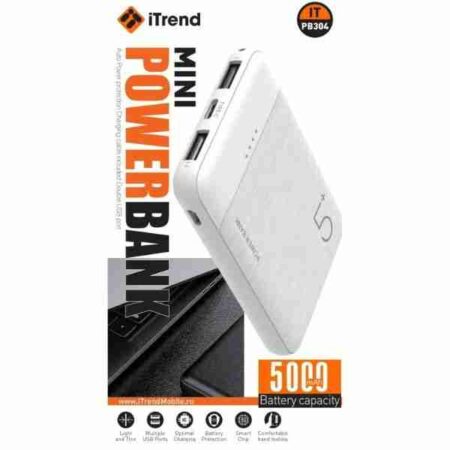 ITREND Baterie Externa Mini 5000 mAh (PB305) Neagra