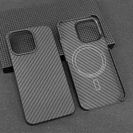 Husa Kevlar Magsafe iPhone 13/14 Neagra