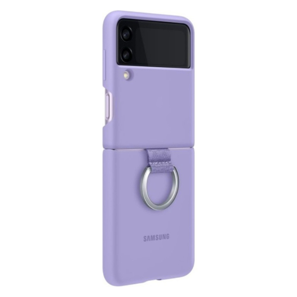 Husa Leather Cu Inel Samsung Z Flip 6/ Flip 7 FE Mov