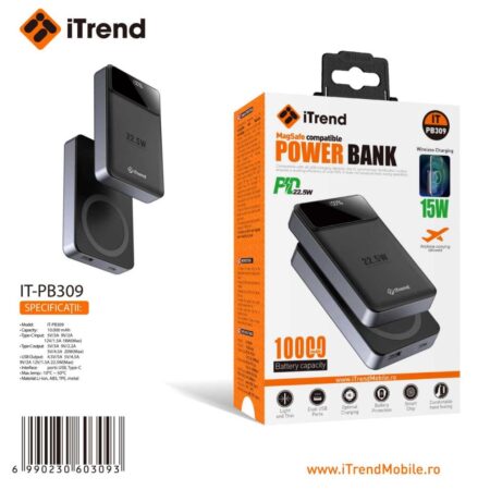 ITREND Baterie Externa Magsafe 10000 mAh (PB309)