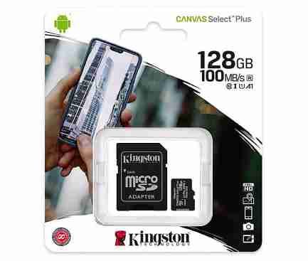 z Kingston Card 128 GB
