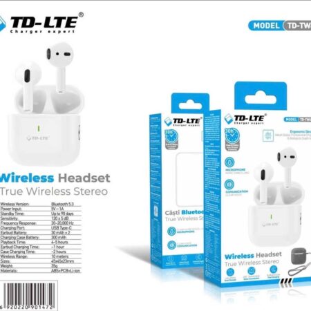 TD-LTE Casti Wireless (TD-TW44) Albe