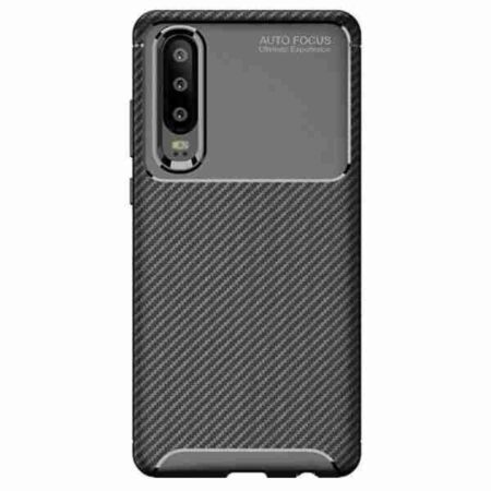 Husa Auto Focus Carbon iPhone 13 Pro Max Negru