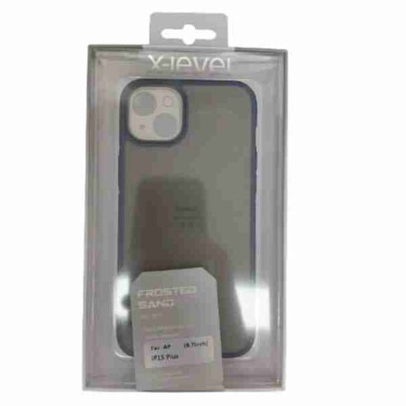 Husa Fumurie X-LEVEL iPhone 15 Margine Albastra