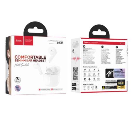 B HOCO Casti Wireless Headset (EQ33) Albe